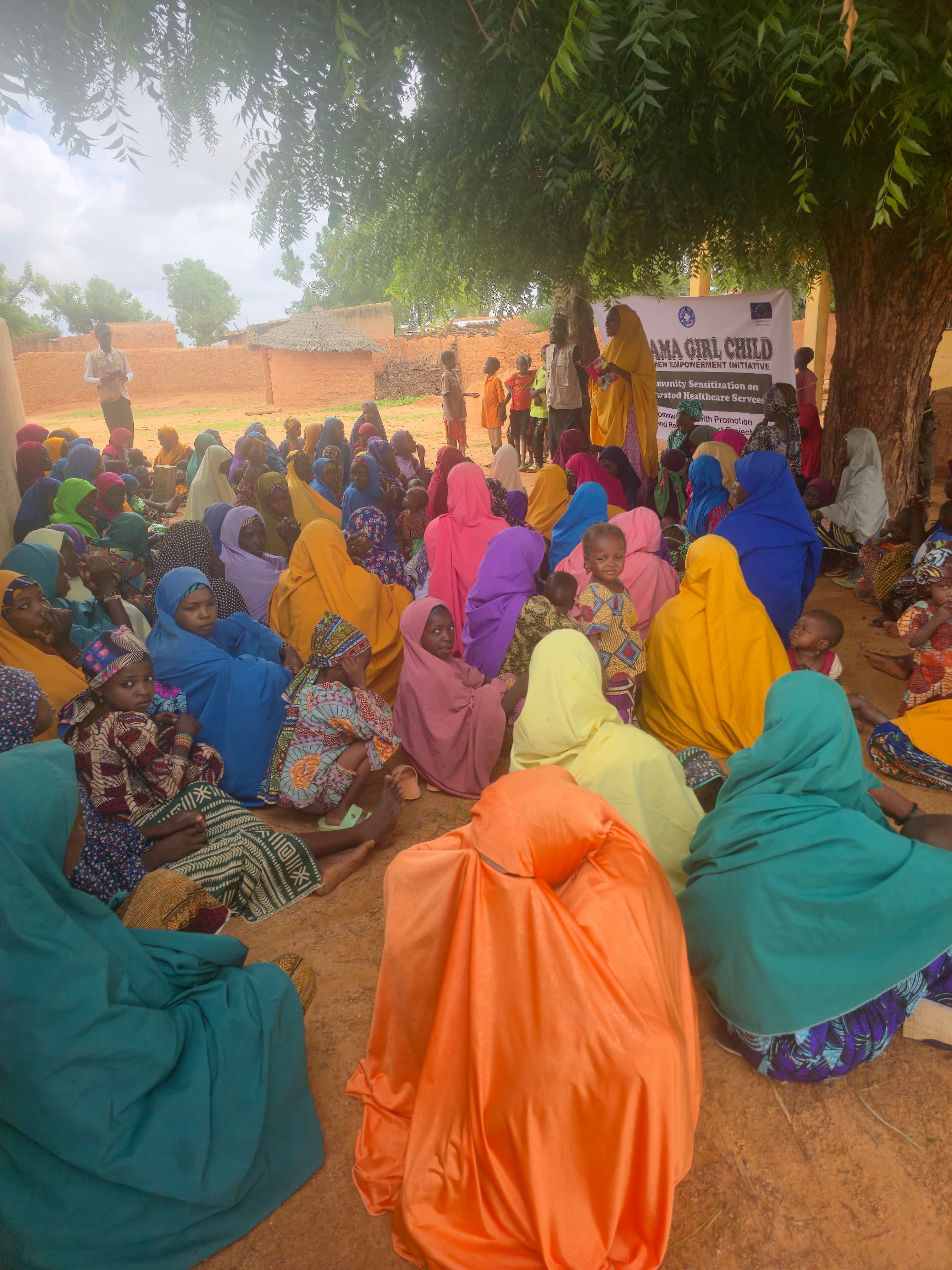 RAHAMA community health intervention and training session